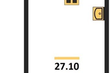 Фото №1: Студия 27 м² - Краснодар, мкр. Прикубанский внутригородской округ, ул. Ивана Беличенко, 92к4