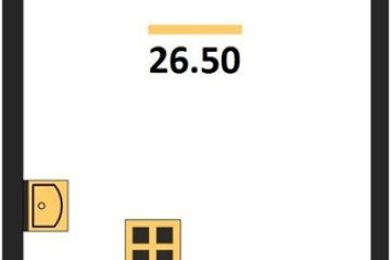 Фото №1: Студия 26 м² - Краснодар, мкр. жилой комплекс Самолёт-6, ул. Ивана Беличенко, 92к5