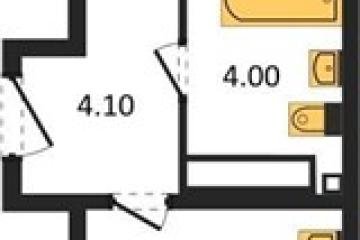 Фото №1: 1-комнатная квартира 43 м² - Краснодар, мкр. жилой комплекс Самолёт-6, ул. Ивана Беличенко, 90к1