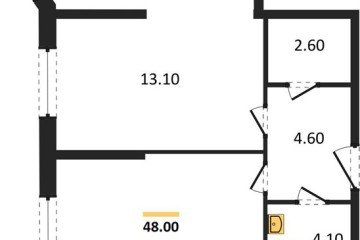 Фото №1: 2-комнатная квартира 48 м² - Краснодар, мкр. жилой комплекс Самолёт-6, ул. Ивана Беличенко, 90к1