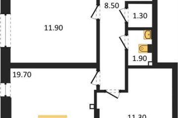 Фото №1: 3-комнатная квартира 73 м² - Краснодар, мкр. жилой комплекс Самолёт-6, ул. Ивана Беличенко, 90к3