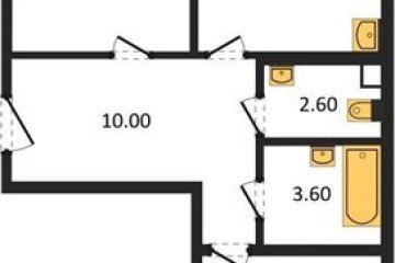 Фото №1: 2-комнатная квартира 60 м² - Краснодар, мкр. жилой комплекс Спортивная Деревня, 