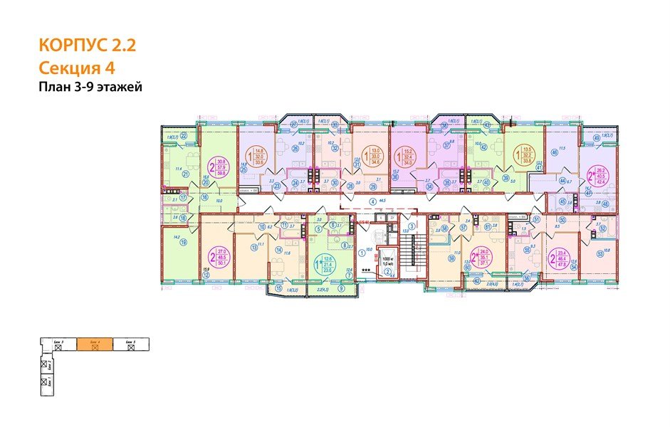 Фото №8: 1-комнатная квартира 34 м² - Краснодар, жилой комплекс Спортивная Деревня, мкр. Прикубанский внутригородской округ
