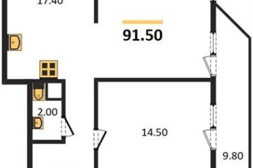 Фото №1: 3-комнатная квартира 91 м² - Краснодар, мкр. жилой комплекс Рекорд, 