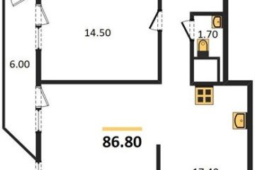 Фото №1: 3-комнатная квартира 86 м² - Краснодар, мкр. жилой комплекс Рекорд, 