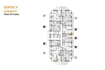 Фото №4: 1-комнатная квартира 44 м² - Краснодар, мкр. жилой комплекс Рекорд, 