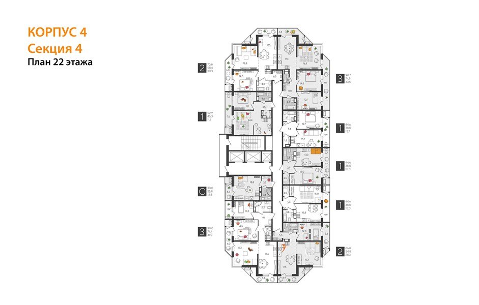 Фото №4: Студия 30 м² - Краснодар, ЖК Рекорд, Карасунский внутригородской округ, Центральный внутригородской округ, Черёмушки, мкр. жилой комплекс Рекорд