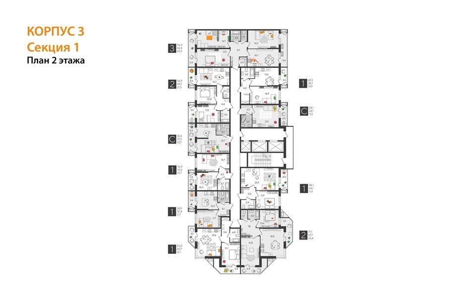 Фото №4: Студия 28 м² - Краснодар, жилой комплекс Рекорд, Карасунский внутригородской округ, Центральный внутригородской округ, мкр. Черёмушки