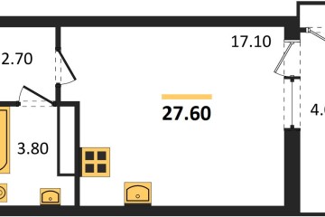 Фото №1: Студия 27 м² - Краснодар, мкр. Черёмушки, 