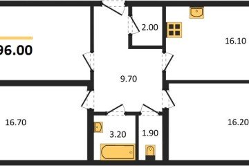 Фото №1: 3-комнатная квартира 96 м² - Краснодар, мкр. Черёмушки, 
