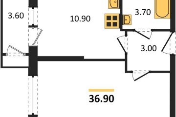 Фото №1: 1-комнатная квартира 36 м² - Краснодар, мкр. Черёмушки, 