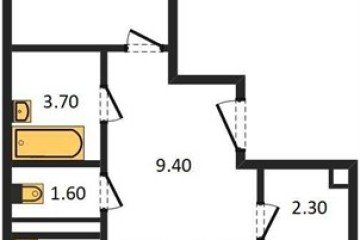 Фото №1: 2-комнатная квартира 59 м² - Краснодар, мкр. жилой комплекс Нeo-квартал Красная Площадь, 