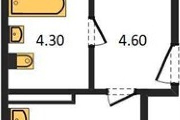 Фото №1: 1-комнатная квартира 44 м² - Краснодар, мкр. Прикубанский внутригородской округ, 