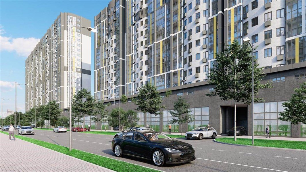 Фото №5: 1-комнатная квартира 40 м² - Краснодар, жилой комплекс Режиссёр, Карасунский внутригородской округ, мкр. Хлопчато-бумажный Комбинат, ул. Уральская, 100/6