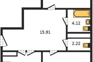 Фото №1: 2-комнатная квартира 83 м² - Краснодар, мкр. Хлопчато-бумажный Комбинат, ул. Уральская, 100/6