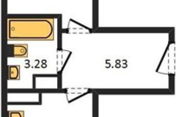 Фото №1: 1-комнатная квартира 46 м² - Краснодар, мкр. Прикубанский внутригородской округ, 