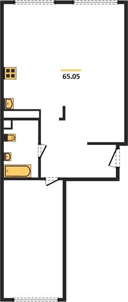 Фото №1: 2-комнатная квартира 65 м² - Краснодар, Центральный внутригородской округ, мкр. Черёмушки