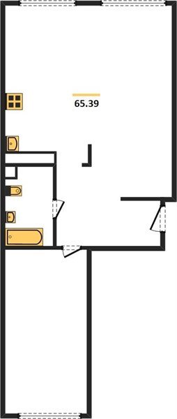 Фото №1: 2-комнатная квартира 65 м² - Краснодар, Центральный внутригородской округ, мкр. Черёмушки