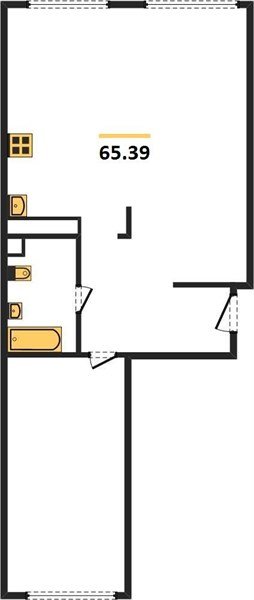 Фото №1: 2-комнатная квартира 65 м² - Краснодар, Центральный внутригородской округ, мкр. Черёмушки