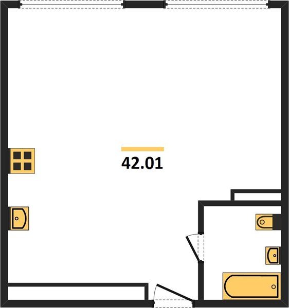 Фото №1: 1-комнатная квартира 42 м² - Краснодар, Центральный внутригородской округ, мкр. Черёмушки