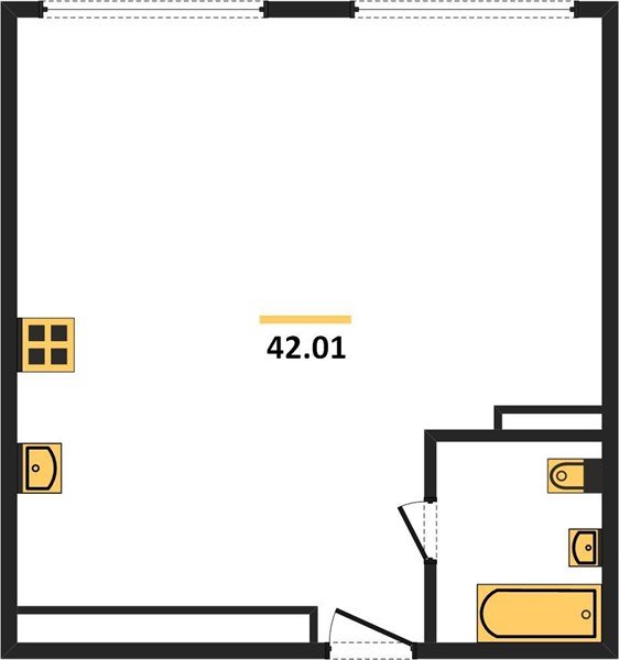 Фото №1: 1-комнатная квартира 42 м² - Краснодар, Центральный внутригородской округ, мкр. Черёмушки