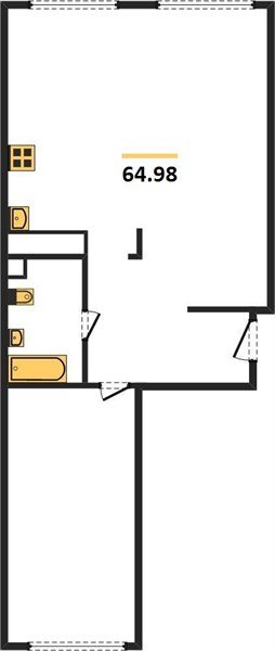 Фото №1: 2-комнатная квартира 65 м² - Краснодар, Центральный внутригородской округ, мкр. Черёмушки
