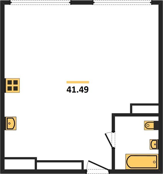 Фото №1: 1-комнатная квартира 41 м² - Краснодар, Центральный внутригородской округ, мкр. Черёмушки