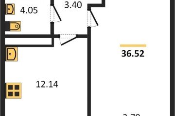 Фото №1: 1-комнатная квартира 36 м² - Краснодар, мкр. Черёмушки, 
