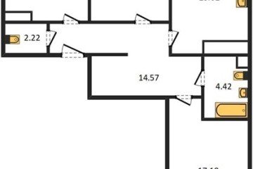 Фото №1: 3-комнатная квартира 87 м² - Краснодар, мкр. Черёмушки, 