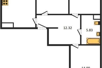 Фото №1: 3-комнатная квартира 84 м² - Краснодар, мкр. Черёмушки, 