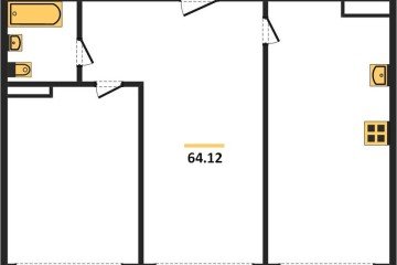 Фото №1: 2-комнатная квартира 64 м² - Краснодар, мкр. Черёмушки, 