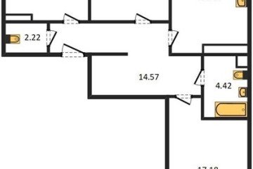Фото №1: 3-комнатная квартира 87 м² - Краснодар, мкр. Черёмушки, 