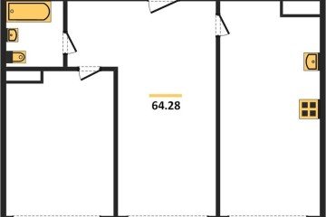 Фото №1: 2-комнатная квартира 64 м² - Краснодар, мкр. Черёмушки, 