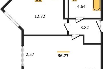 Фото №1: 1-комнатная квартира 36 м² - Краснодар, мкр. Черёмушки, 