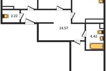 Фото №1: 3-комнатная квартира 87 м² - Краснодар, мкр. Черёмушки, 