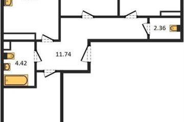Фото №1: 3-комнатная квартира 85 м² - Краснодар, мкр. Черёмушки, 