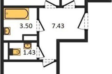 Фото №1: 2-комнатная квартира 56 м² - Краснодар, мкр. Музыкальный, ул. имени И.И. Дунаевского