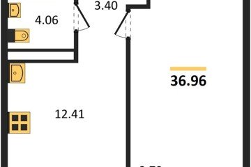 Фото №1: 1-комнатная квартира 37 м² - Краснодар, мкр. Черёмушки, 