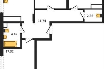 Фото №1: 3-комнатная квартира 85 м² - Краснодар, мкр. Черёмушки, 