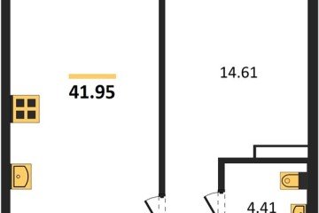 Фото №1: 1-комнатная квартира 41 м² - Краснодар, мкр. Черёмушки, 