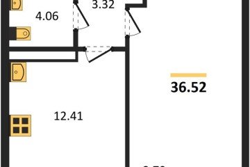 Фото №1: 1-комнатная квартира 36 м² - Краснодар, мкр. Центральный внутригородской округ, 