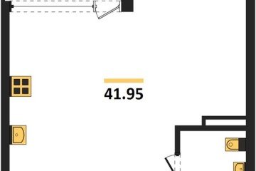 Фото №1: 1-комнатная квартира 41 м² - Краснодар, мкр. Центральный внутригородской округ, 