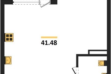 Фото №1: 1-комнатная квартира 41 м² - Краснодар, мкр. Центральный внутригородской округ, 
