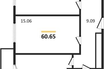 Фото №1: 2-комнатная квартира 60 м² - Знаменский, мкр. Родные Просторы, ул. Природная, 10Бк20