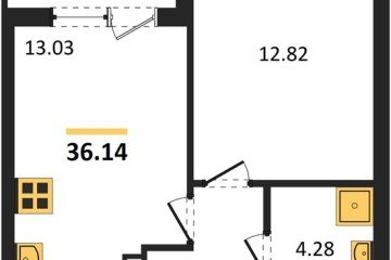Фото №1: 1-комнатная квартира 35 м² - Краснодар, мкр. жилой комплекс Друзья, ул. имени Б.С. Кудухова, 1