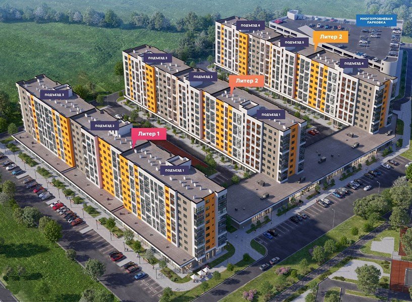 Фото №7: 2-комнатная квартира 60 м² - Краснодар, жилой комплекс Друзья, ул. имени Б.С. Кудухова, 1