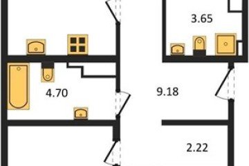 Фото №1: 3-комнатная квартира 77 м² - Краснодар, мкр. жилой комплекс Друзья, 