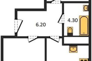 Фото №1: 2-комнатная квартира 55 м² - Новая Адыгея, 