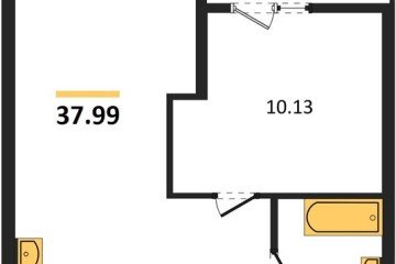 Фото №1: 1-комнатная квартира 38 м² - Краснодар, мкр. жилой квартал Патрики, 