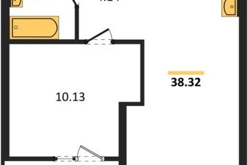 Фото №1: 1-комнатная квартира 38 м² - Краснодар, мкр. жилой квартал Патрики, 